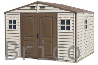 Caseta PVC Woodside 239x324x233 cm - Duramax