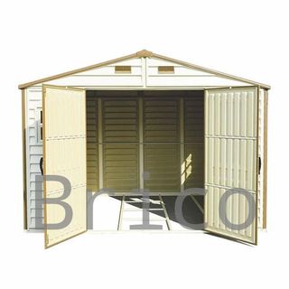 Caseta PVC Woodside 239x324x233 cm - Duramax