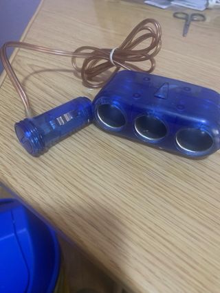 Cargador Coche Vintage 3 Enchufes