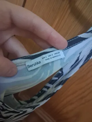 Top fiesta estampado cebra