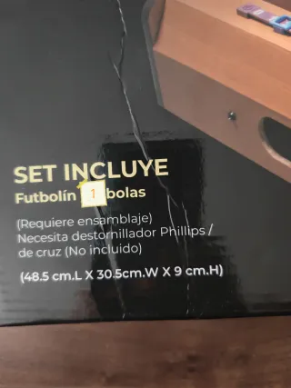 Fútbolín de mesa Oh'Gar nuevo