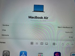 MacBook Air 13” M3 2024 Gris/Plata