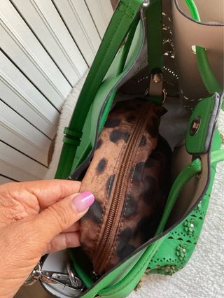 Borsa secchiello Marina Galanti verde