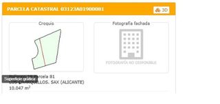 Terreno en venta en Sax