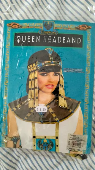 Disfraz niña Egipto + Queen Headband