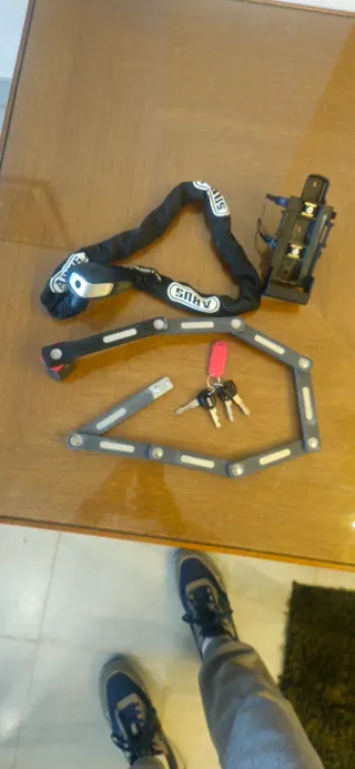 2 Candados Abus super reforzados los 2 juntos