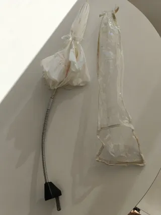 Sombrilla blanca para silla de bebé