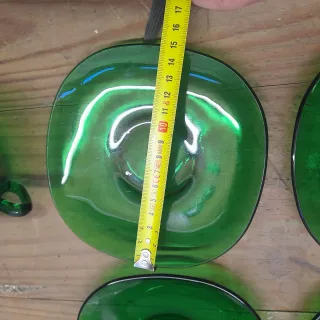 Juego 6 Tazas y Platos Vereco Verde