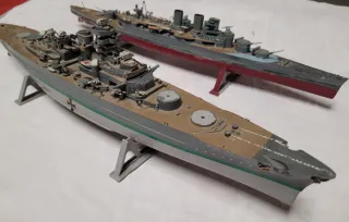 Modellini Navi da Guerra Vintage