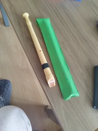 Flauta dulce Hohner color beige