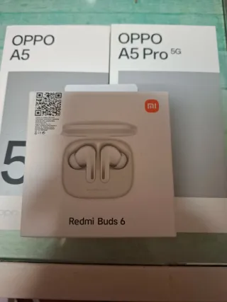 2 Móviles Oppo + Auriculares Xiaomi Blancos