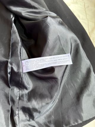 Giacca Zara nera doppiopetto