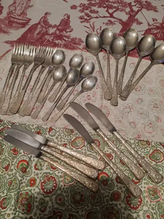 Servizio posate vintage Russia anni 50/60 per 6