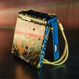 Nintendo Gameboy advance sp IPS V5 Pikachu USB C