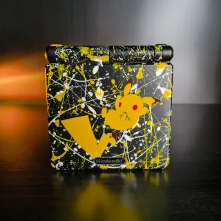 Nintendo Gameboy advance sp IPS V5 Pikachu USB C