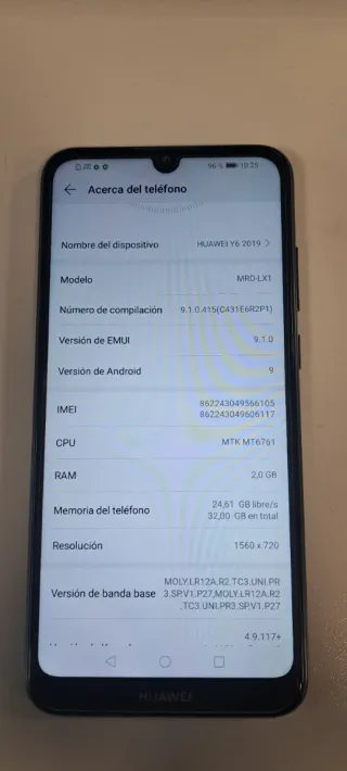Huawei Y6 2019 Negro.....1.....