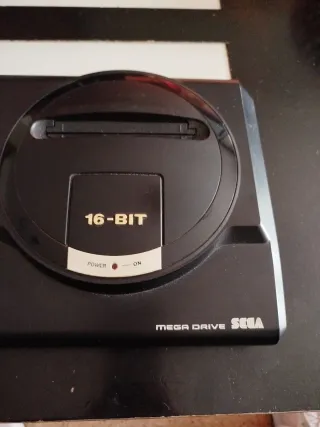 Consola Sega Mega Drive 16-Bit Negra