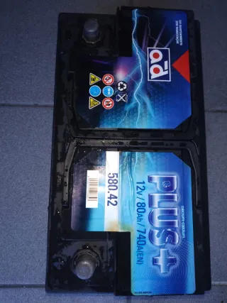 Batería Coche 12V 80Ah 740A Usada