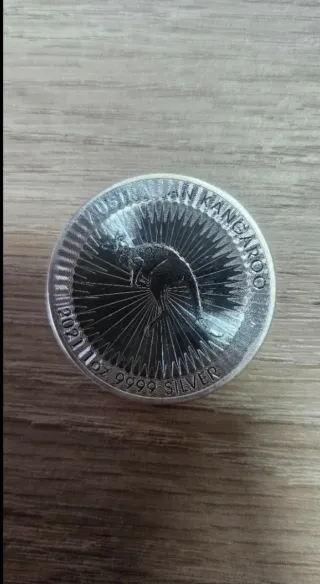 2 Monedas Plata 1 Onza KANGAROO