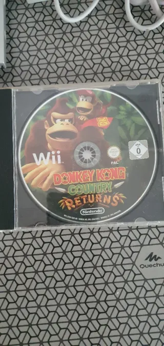 Nintendo Wii Blanca + Juego Donkey Kong