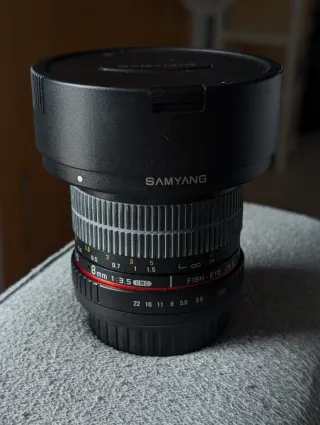 Objetivo Samyang 8mm f/3.5 UMC CS II Fisheye