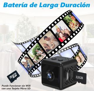 Mini Camara Espia 1080p 4K IP Wifi a Tiempo Real