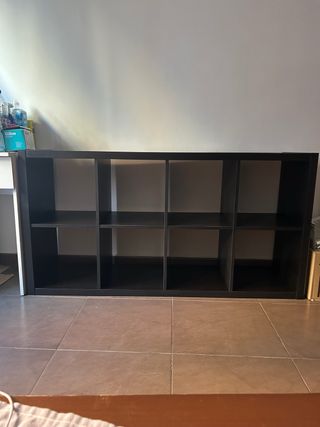 Estantería Kallax Ikea Negra