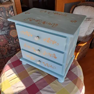 Mesitas de noche restauradas madera