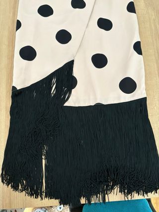 Falda midi Sandra Rosa lunares