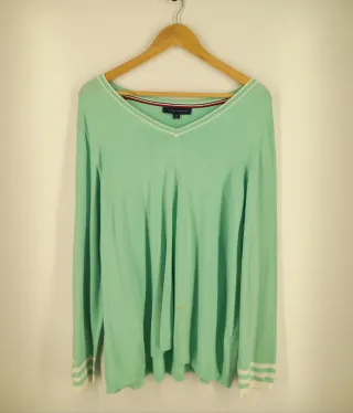 Jersey Tommy Hilfiger Verde Talla XXL