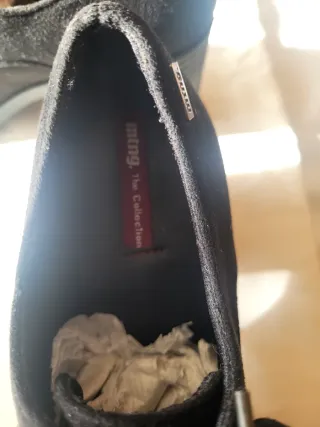 Zapatos Mustang cordones negros talla 37