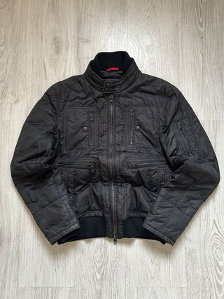 Fay Bomber Vintage Anni '90 Nero Tg. S
