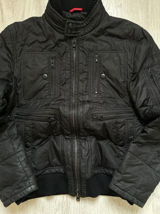 Fay Bomber Vintage Anni '90 Nero Tg. S