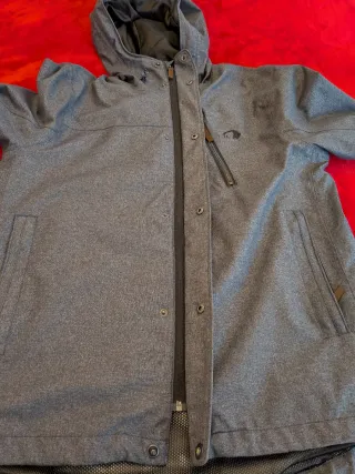 Giacca Tatonka impermeabile antivento grigia