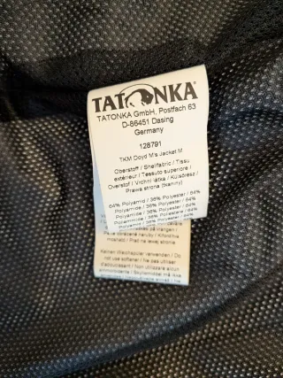 Giacca Tatonka impermeabile antivento grigia