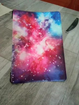 Funda tablet 10 diseño galaxia