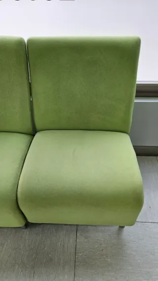 15 Sillones Verdes para Sala de Espera