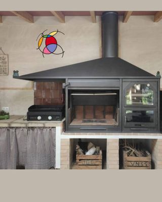 Barbacoa de leña F-1