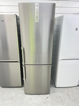 Nevera Bosch combi acero inoxidable
