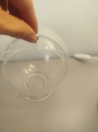 Azucarero de plástico transparente