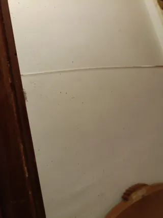 Espejo antiguo grande madera y cristal