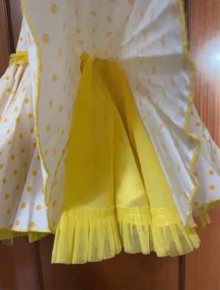 Traje de flamenca niña lunares