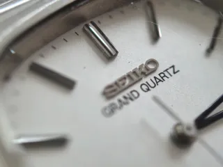 Seiko Grand Quartz Plata/Blanco