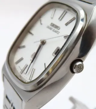 Seiko Grand Quartz Plata/Blanco