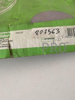 Disco Embrague Iveco 807563 nuevo
