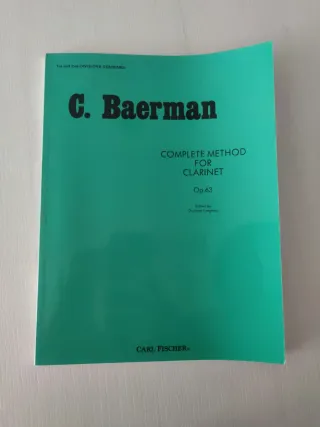 Método Completo Clarinete C. Baerman Op. 63