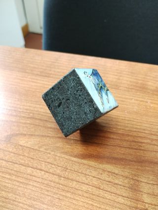 Soprammobile Etna in pietra lavica