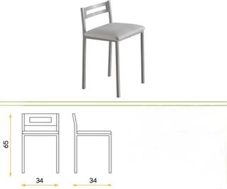 Pack 2 Taburetes Cocina MOMMA HOME