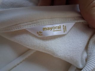 Vestido blanco bebé Mayoral 6-9 meses