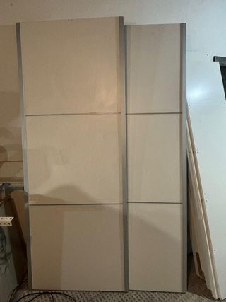 Armario 2 puertas correderas blanco